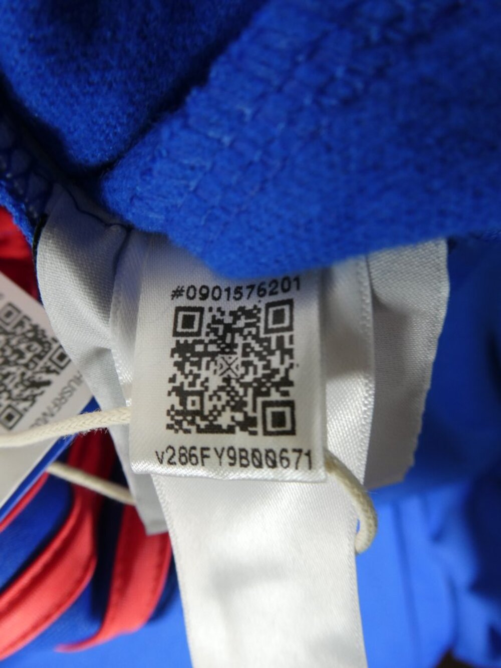 Adidas Tracksuit Set Womens Jacket L KD1329 Pants XL KE3494 Red Navy Blue - Picture 13 of 15